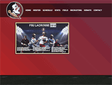 Tablet Screenshot of fsulacrosse.com